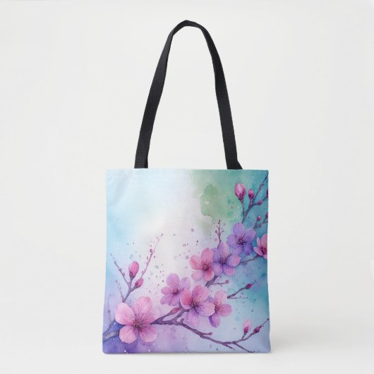 Cherry Blossom Paradise Canvas tas (Voorkant)