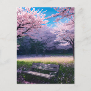 Cherry Blossom Park Briefkaart