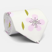 Cherry Blossom Pattern Stropdas (Opgerold)
