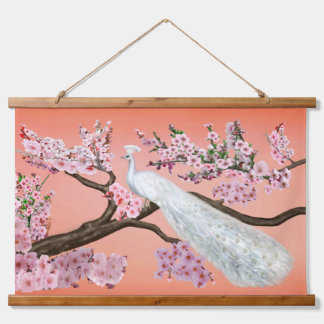 CHERRY BLOSSOM PEACOCK HANGEND WANDKLEED