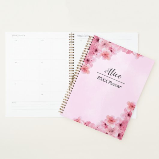 Cherry Blossom Personaliseer Planner (Display)
