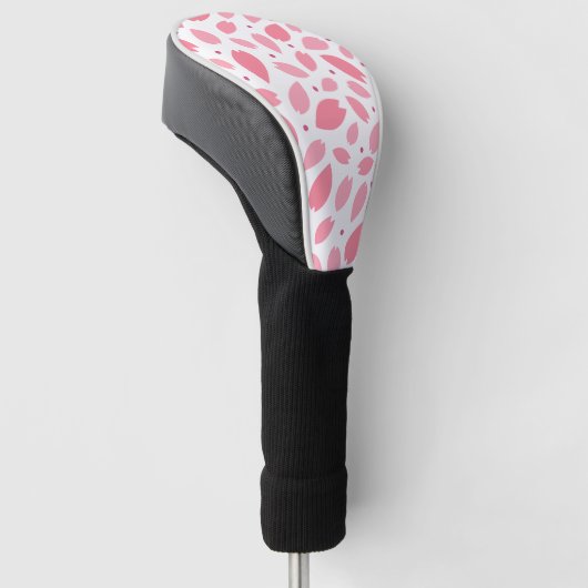 Cherry Blossom Petals Pattern Golfheadcover (Schuin)