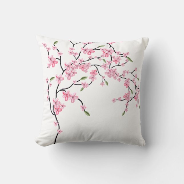 Cherry Blossom Pillow Kussen (Voorkant)