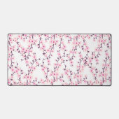 Cherry Blossom Pink Floral Bureaumat (Voorkant)