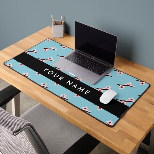 Cherry Blossom, Pink Sakura, Votre Nom (Bureau 2)