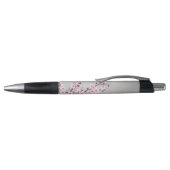 Cherry Blossom Pink Silver Wedding Planner Pen (Bovenkant)