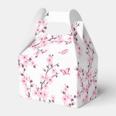 Cherry Blossom Pink White Birthday Bedankt Bedankdoosjes (Achterkant)