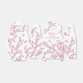 Cherry Blossom Pink White Birthday Bedankt Bedankdoosjes (Uitgevouwen)