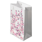  Cherry Blossom Pink White Klein Cadeauzakje (Voorkant Gekanteld)