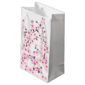  Cherry Blossom Pink White Klein Cadeauzakje (Achterkant Gekanteld)