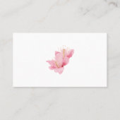 Cherry blossom plaatskaartje (Achterkant)