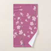 Cherry Blossom - Plum Bad Handdoek (Handdoek)