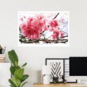 Cherry Blossom Poster (Thuiskantoor)