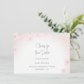 Cherry Blossom Pretty Modifier la carte Date (Debout devant)