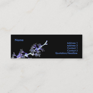 Cherry Blossom Profile Card Mini Visitekaartje