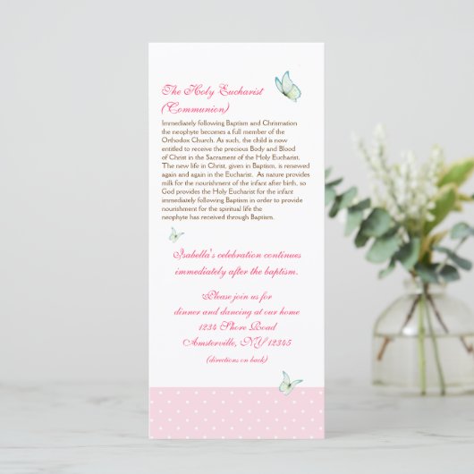 Cherry Blossom Programme de baptême 5/5 (Debout devant)