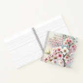 Cherry Blossom & Quote Notitieboek (Binnen)