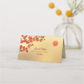 Cherry Blossom Red Gold | Chinees huwelijk (Achterkant)
