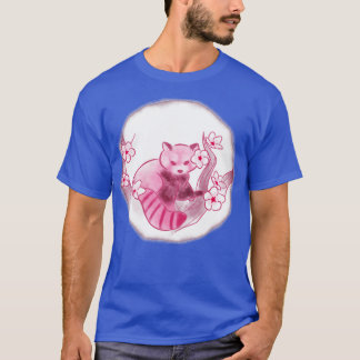 Cherry Blossom Red Panda T-shirt