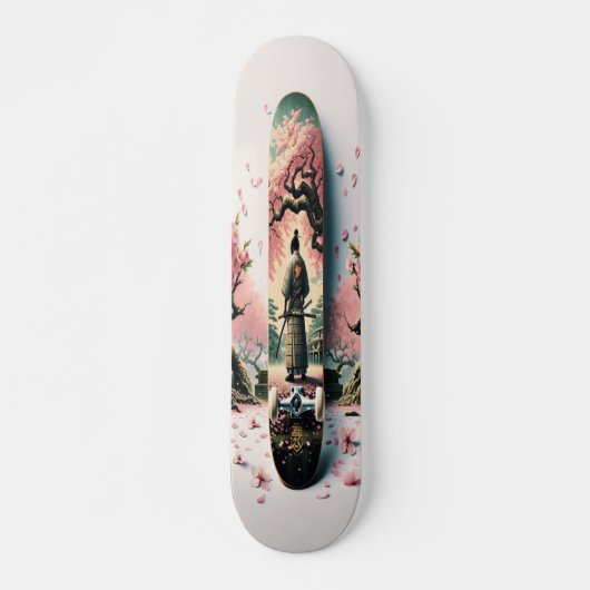 Cherry Blossom Reflecties Skateboard (Voorkant)