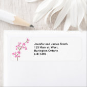 Cherry Blossom - retouradres Etiket (Insitu)