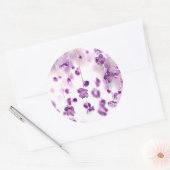 Cherry blossom ronde sticker (Envelop)