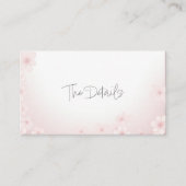 Cherry Blossom Rose Les Détails Carte De Boîtier (Devant)