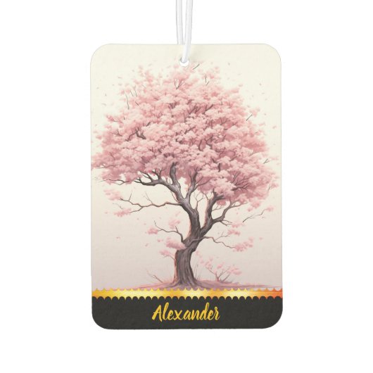 Cherry blossom roze auto luchtverfrisser (Achterkant)