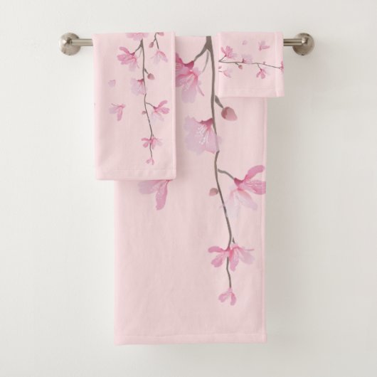 Cherry Blossom - Roze Bad Handdoek (Insitu)
