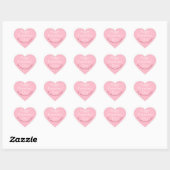 Cherry Blossom Roze Hart Valentijns Sticker (Vel)