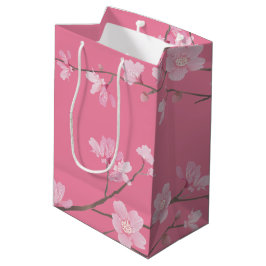 Cherry Blossom - Roze Medium Gift Bag Cadeauzakje