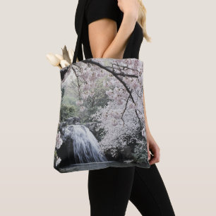 Cherry Blossom Roze pittoreske waterval Draagtas