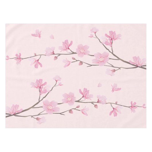 Cherry Blossom - Roze Tafelkleed (Voorkant (Horizontaal))