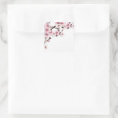 Cherry Blossom Roze Wit Bruiloft Favor Stickers (Tas)