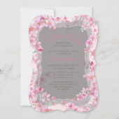 Cherry Blossom Sakura Baby shower Kaart (Voorkant)