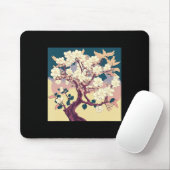 Cherry Blossom Sakura Japans kunstanimme Muismat (Met muis)