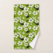 CHERRY BLOSSOM - SAKURA (MATCHA GREEN) (Serviette à main)