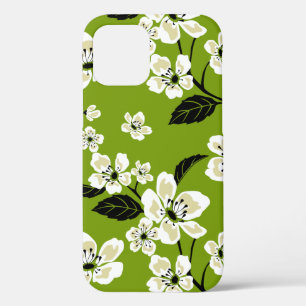 CHERRY BLOSSOM - SAKURA (MATCHA GREEN) iPhone 12 HOESJE