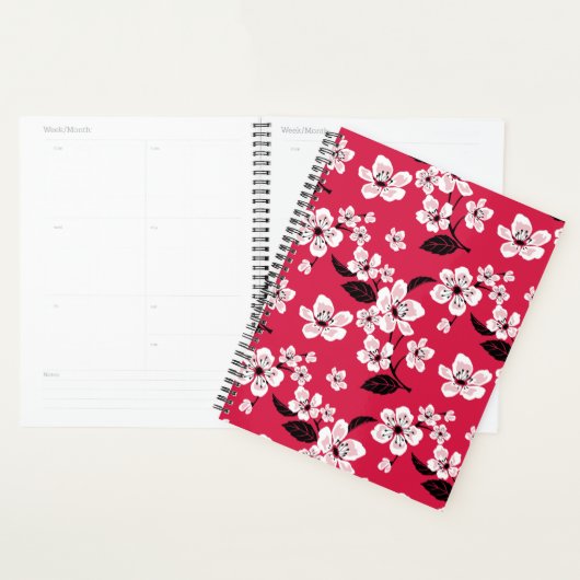 CHERRY BLOSSOM - SAKURA (RED) PLANNER (Display)