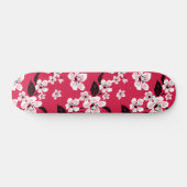 CHERRY BLOSSOM - SAKURA (RED) SKATEBOARD (Horizontaal)