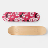 CHERRY BLOSSOM - SAKURA (RED) SKATEBOARD (Horizontaal)