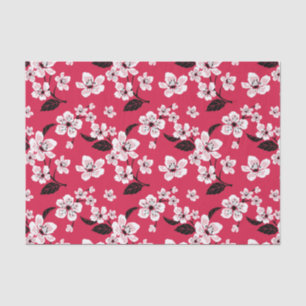 CHERRY BLOSSOM - SAKURA (RED) TISSUEPAPIER
