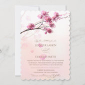 Cherry Blossom/Sakura Wedding Invitations (Devant)
