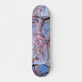 Cherry Blossom Sakuras Oriental Natural Skateboard (Voorkant)