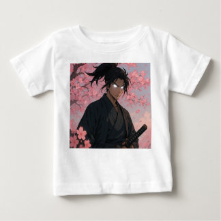Cherry Blossom Samurai Anime Peuter T-shirt