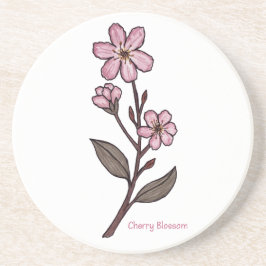 Cherry Blossom Sandstone Onderzetter