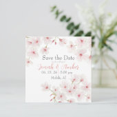 Cherry Blossom Save The Date (Staand voorkant)
