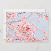 Cherry Blossom Save the Date (Achterkant)