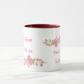 Cherry Blossom Save the Date Wedding Mok (Midden)