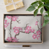 Cherry Blossom Seamless Flowers Tissuepapier (Geschenk)